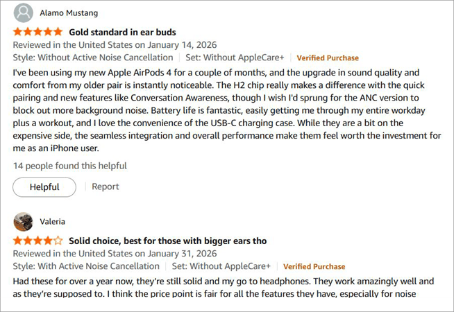 AirPods reviews