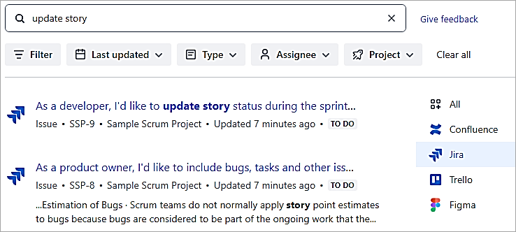 right select Confluence and Jira