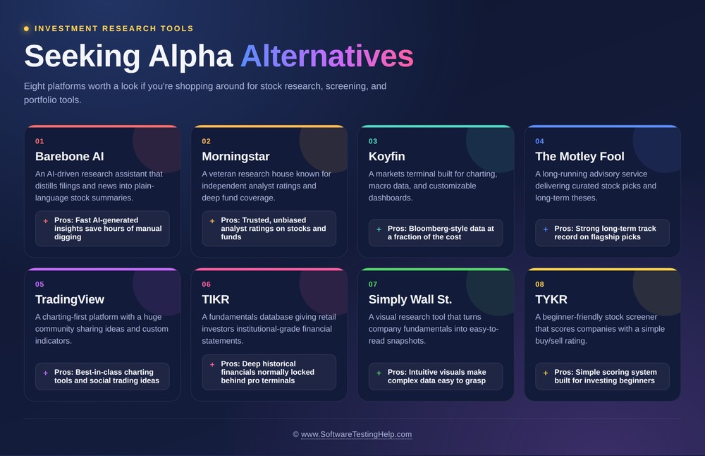 seeking alpha alternatives