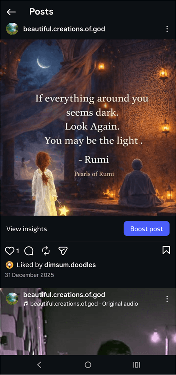 select a post