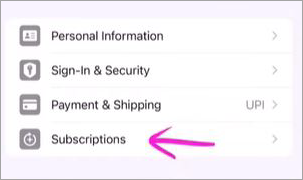 select subscriptions