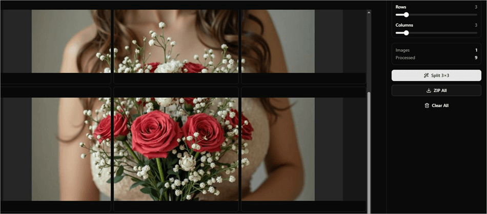 split image