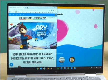 split screen now