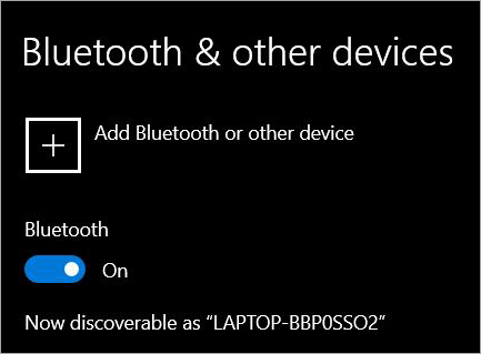 Bluetooth and other devices
