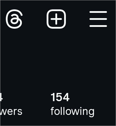 tap on your profile icon