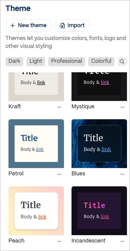 themes