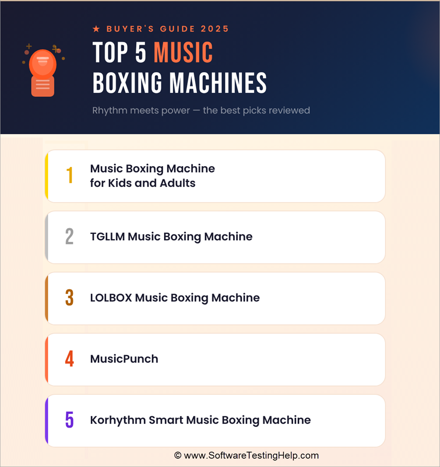 top 5 music boxing machines