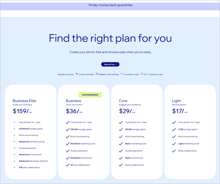 wix price Shopify Alternatives